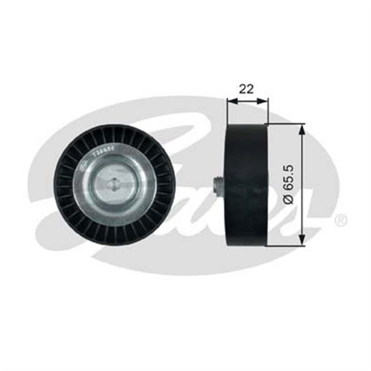 GATES T36458 - V Kayis Gergi Rulmani - Kore Accent Era/accent Blue/getz/i20/ix20/i30/ix35/ceed/cerato/rio
