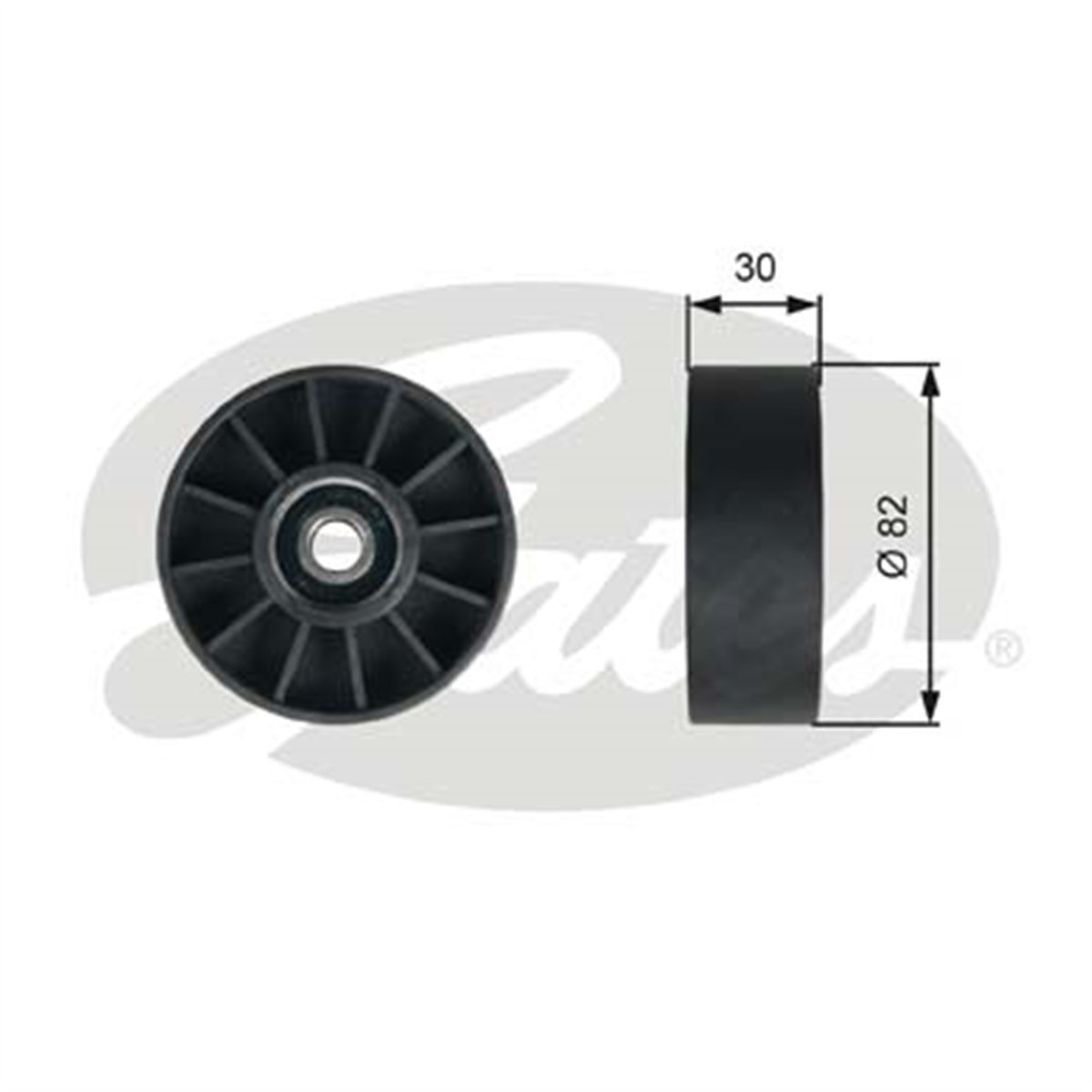 GATES T36459 - V Kayis Gergi Rulmani - Fiat Gazella Sobol