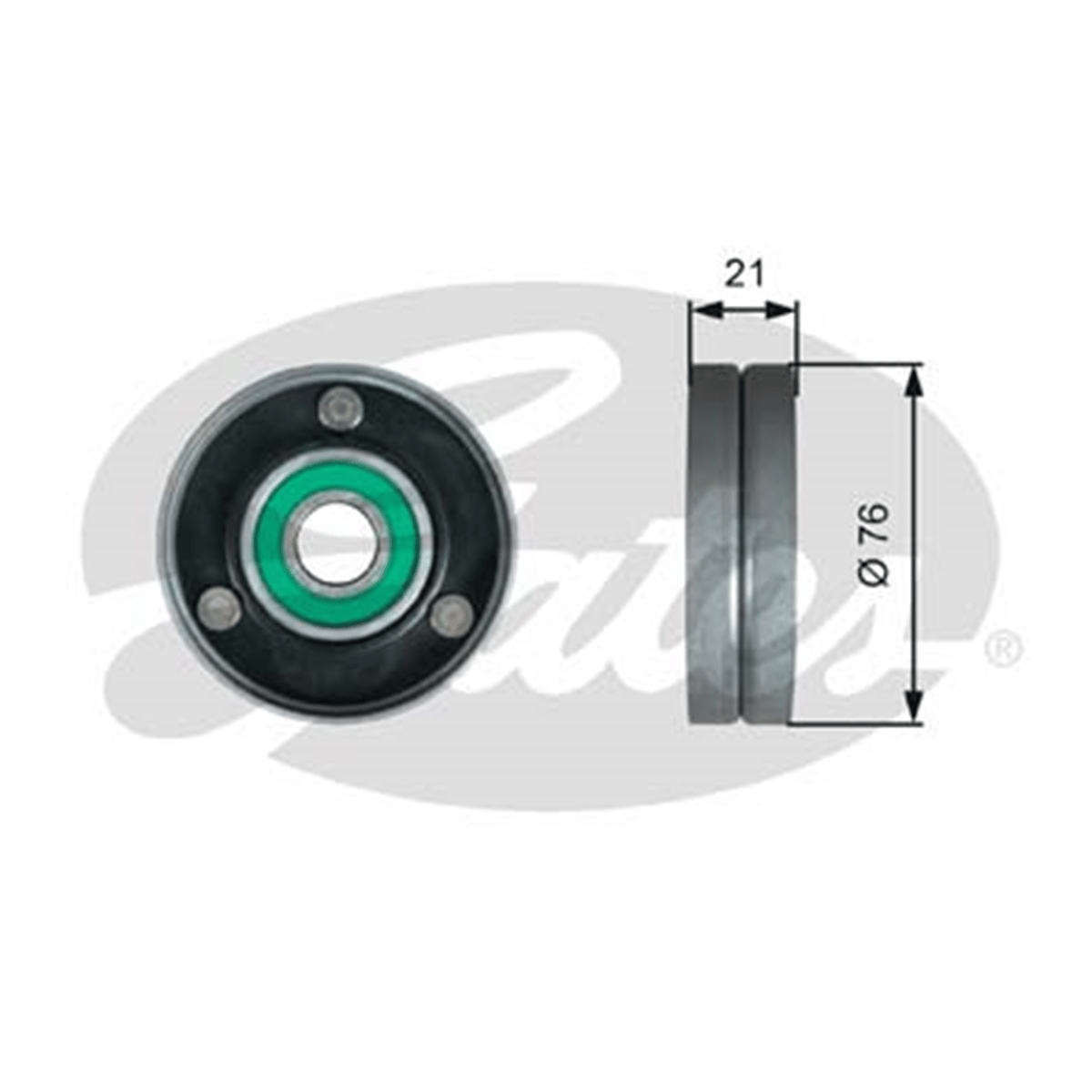GATES T36730 - V Kayis Gergi Rulmani - Vw Q7
