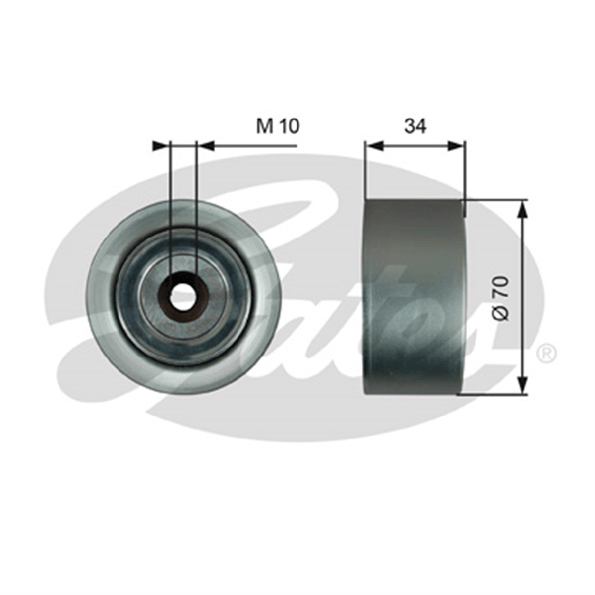 GATES T36742 - Triger Gergi Rulmani - Mercedes 