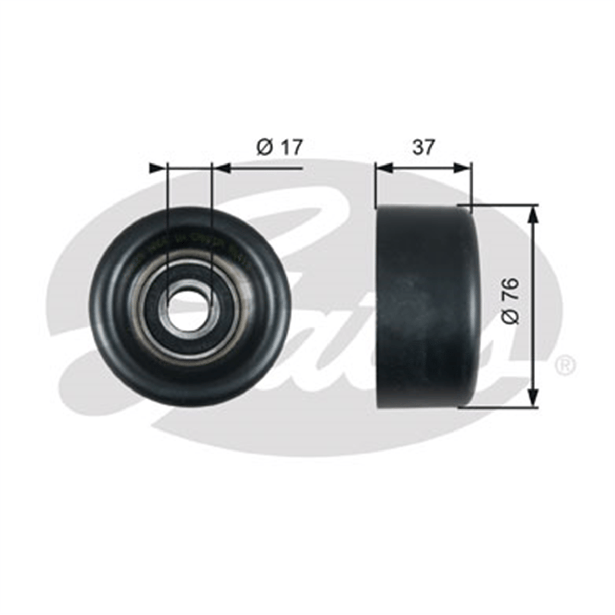 GATES T38028 - V Kayis Gergi Kasnagi - Japon Accord (cl) : Crv (rd) 2.0 02-06