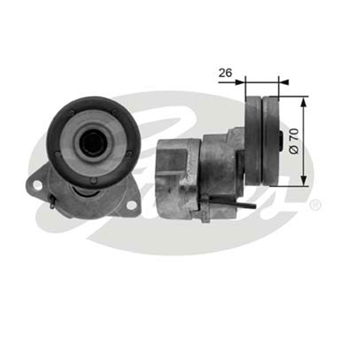 GATES T38154 - V Kayis Gergi Rulmani - Opel Astra F-g Corsa B Vectra A
