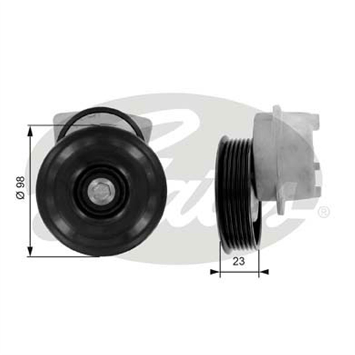 GATES T38203 - V Kayis Gergisi - Ford Fiesta