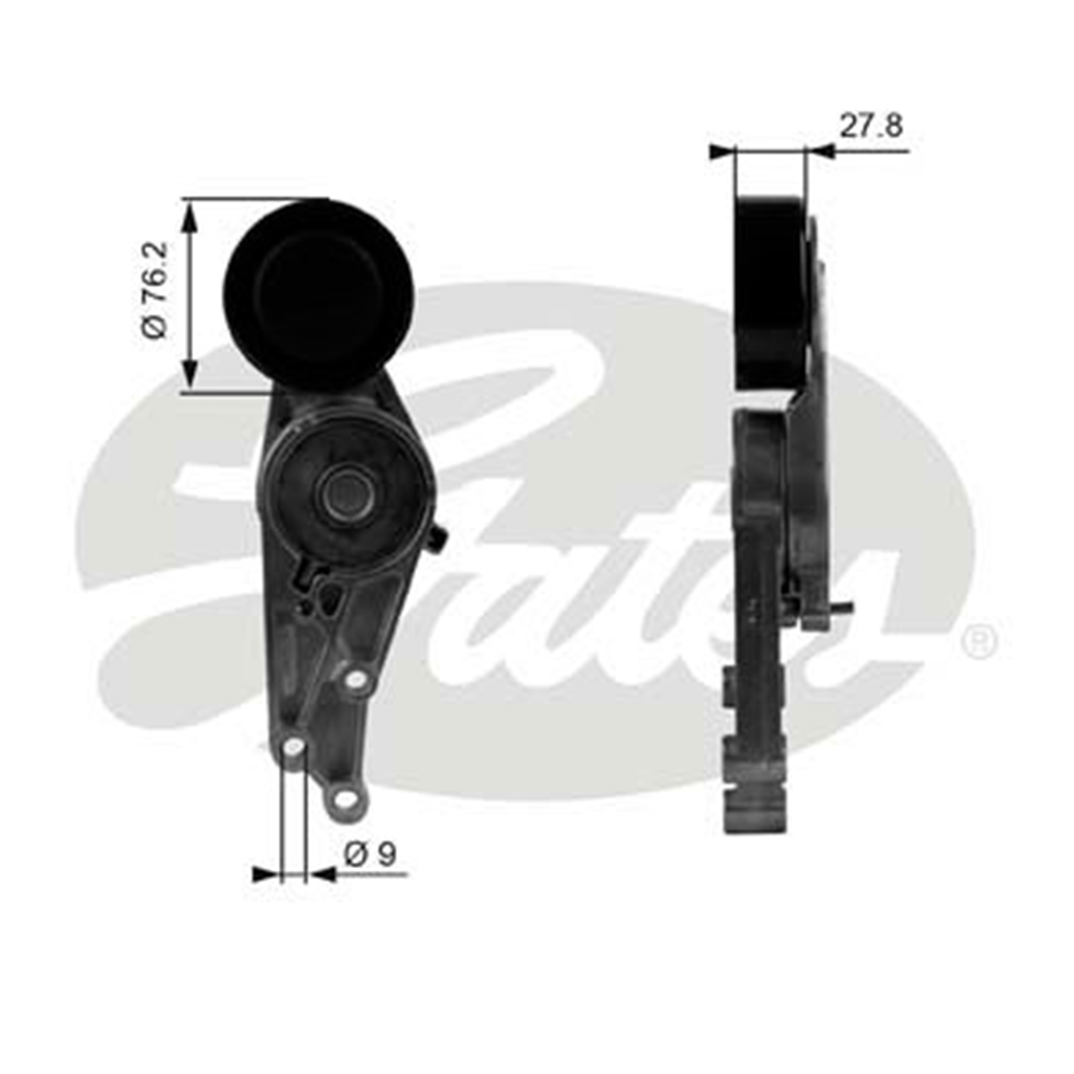 GATES T38207 - V Kayis Gergisi Komple - Vw A4-a6