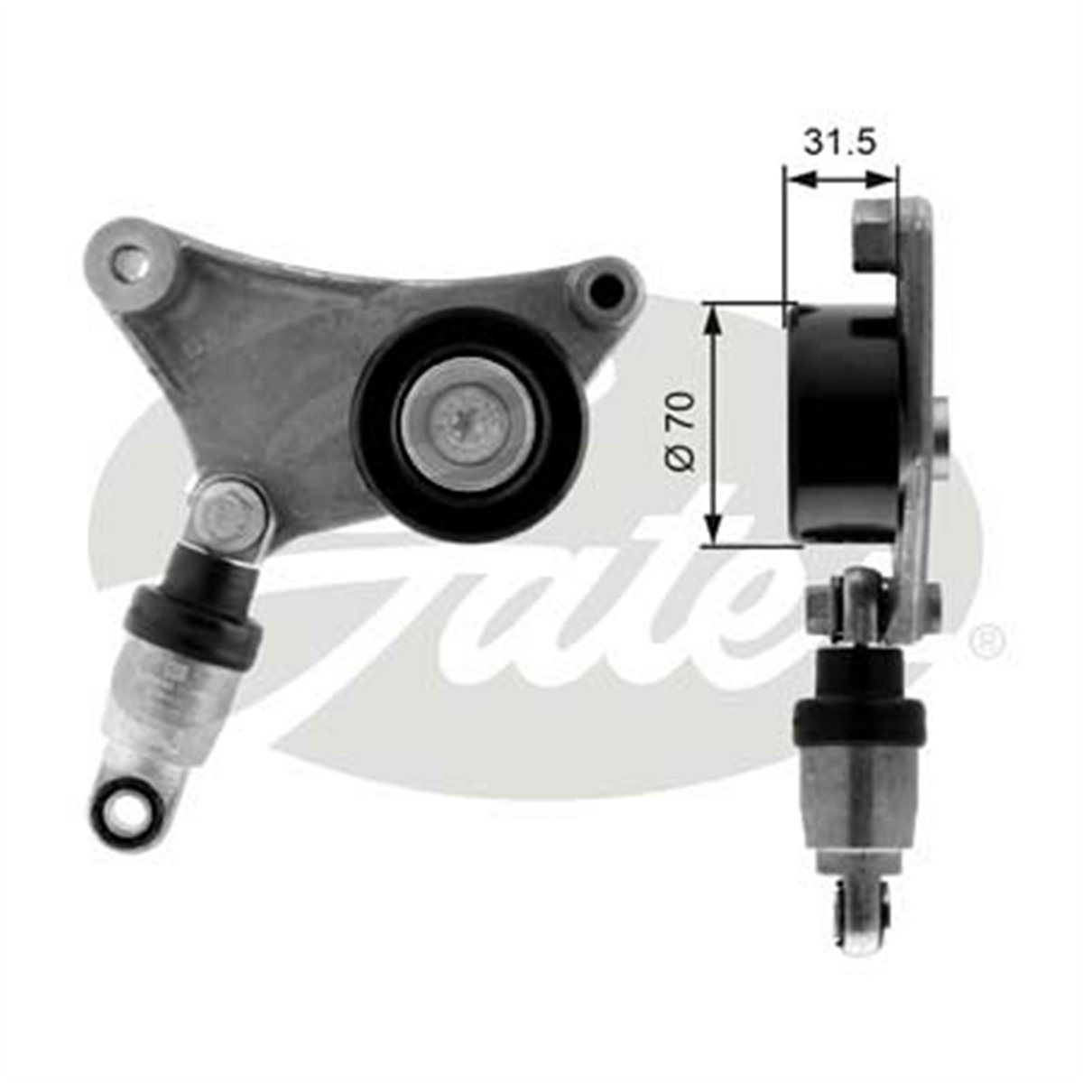 GATES T38216 - V Kayis Gergisi - Japon Avensis (t22, T25) : Rav4 (a2) 2.0 01-05
