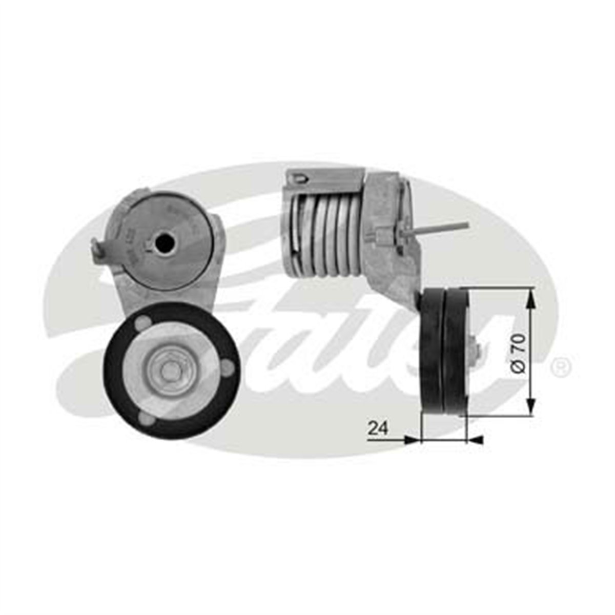 GATES T38282 - V Kayis Gergisi Komple - Vw Golf4-bora-polo-cordoba-fabia-a3