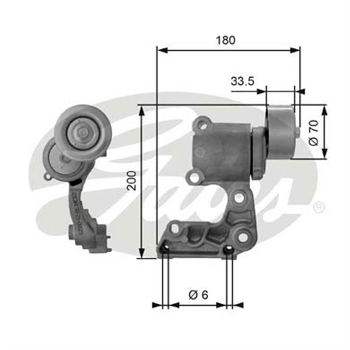 GATES T38410 - V Kayis Gergisi - Japon Camry (v4)