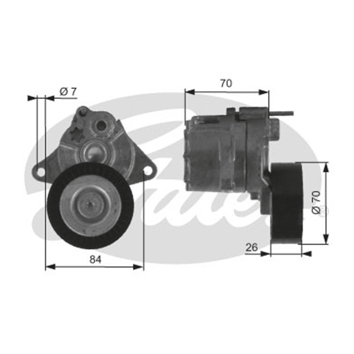 GATES T38415 - V Kayis Gergisi Komple - Mercedes Sprinter-vito-viano-binek