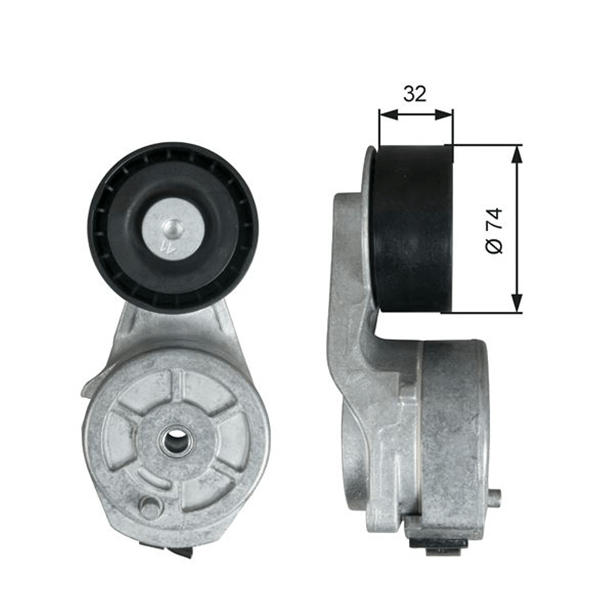 GATES T38710 - V Kayis Gergisi Komple - Av 4 - Series 94, Citywide, F - Series, G I, Interlink, Irizar Century, Irizar I4,