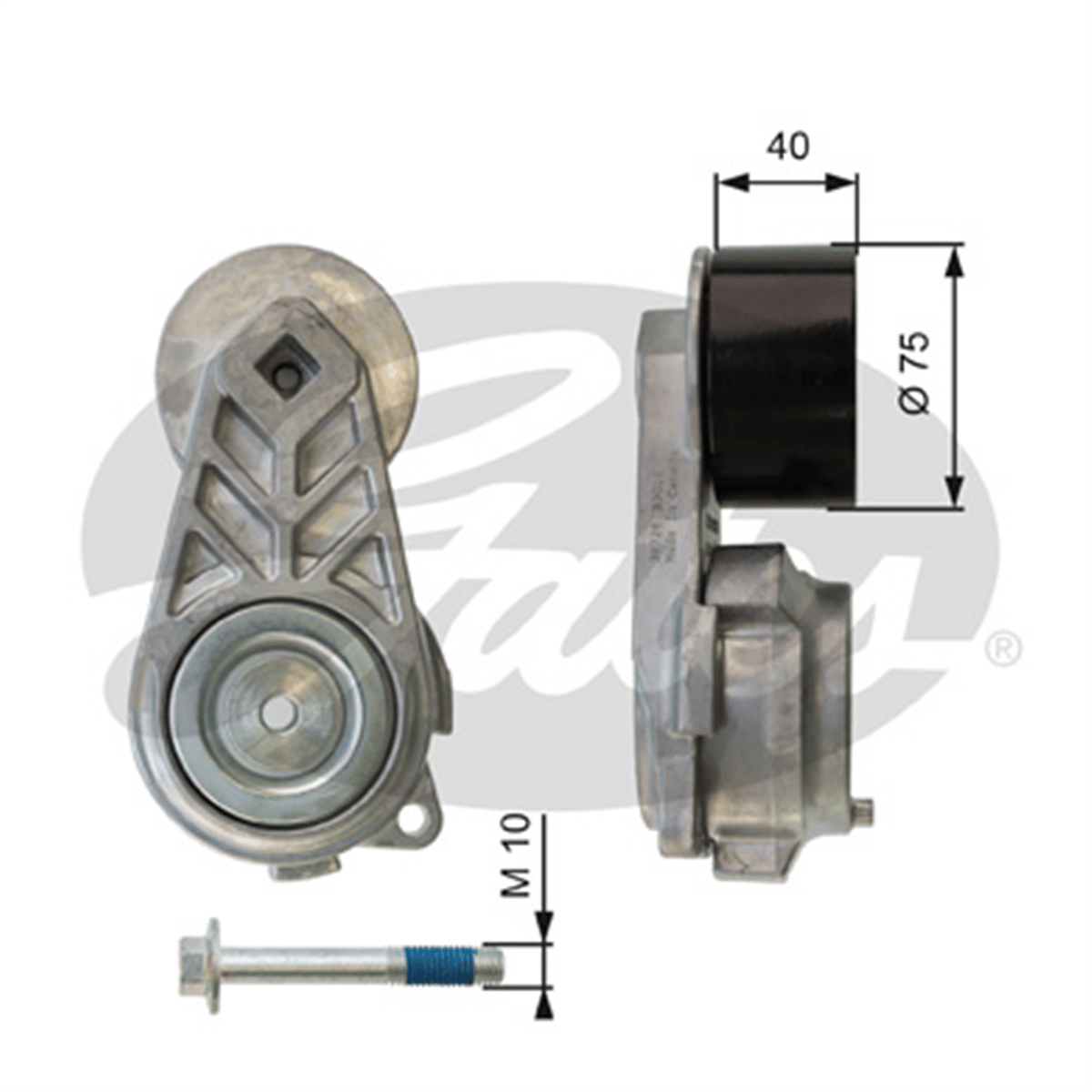 GATES T38726 - V Kayis Gergisi Komple - Renault Kerax/premium/magnum Dxi