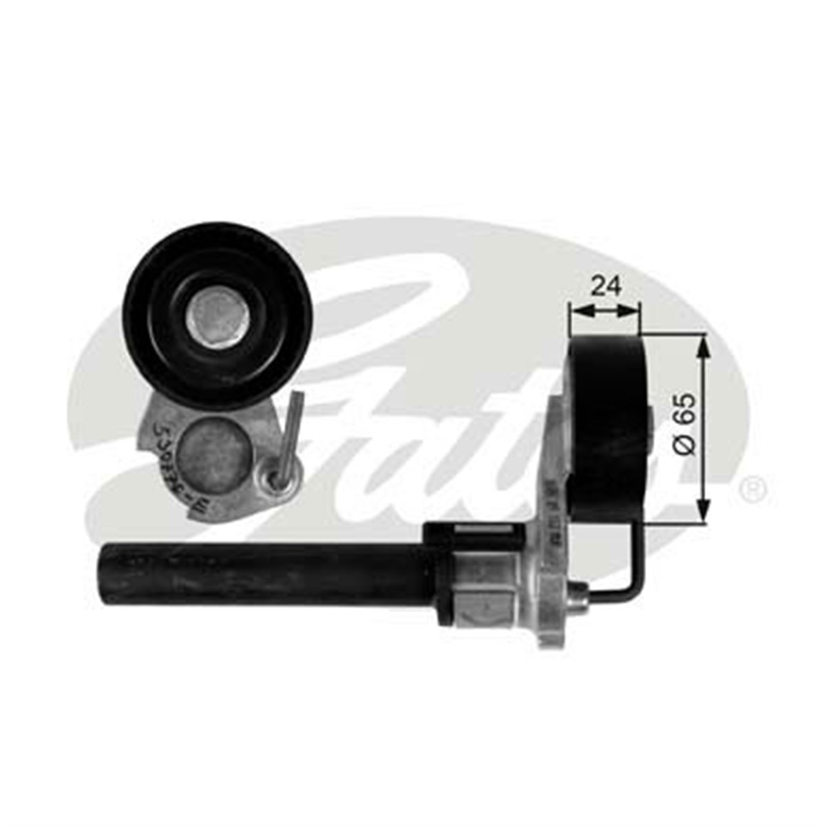 GATES T39087 - V Kayis Gergisi Komple - Vw Passat