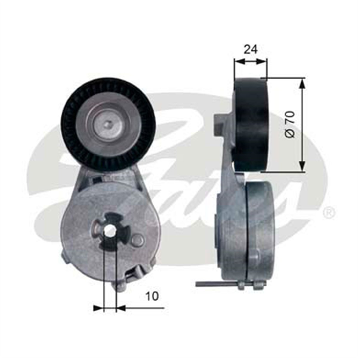GATES T39122 - V Kayis Gergisi Komple - Vw A4-a5-q5