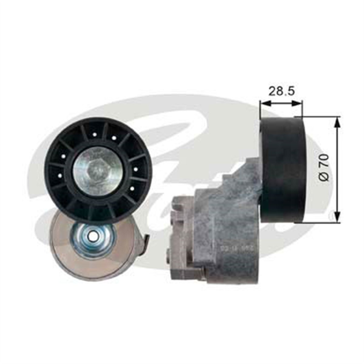 GATES T39138 - Eksantrik Gergi Rulmani - Fiat Ducoto