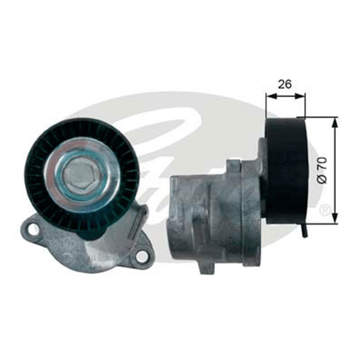 GATES T39164 - V Kayis Gergi Rulmani - Opel Insignia Astra J Zafira C Cascada