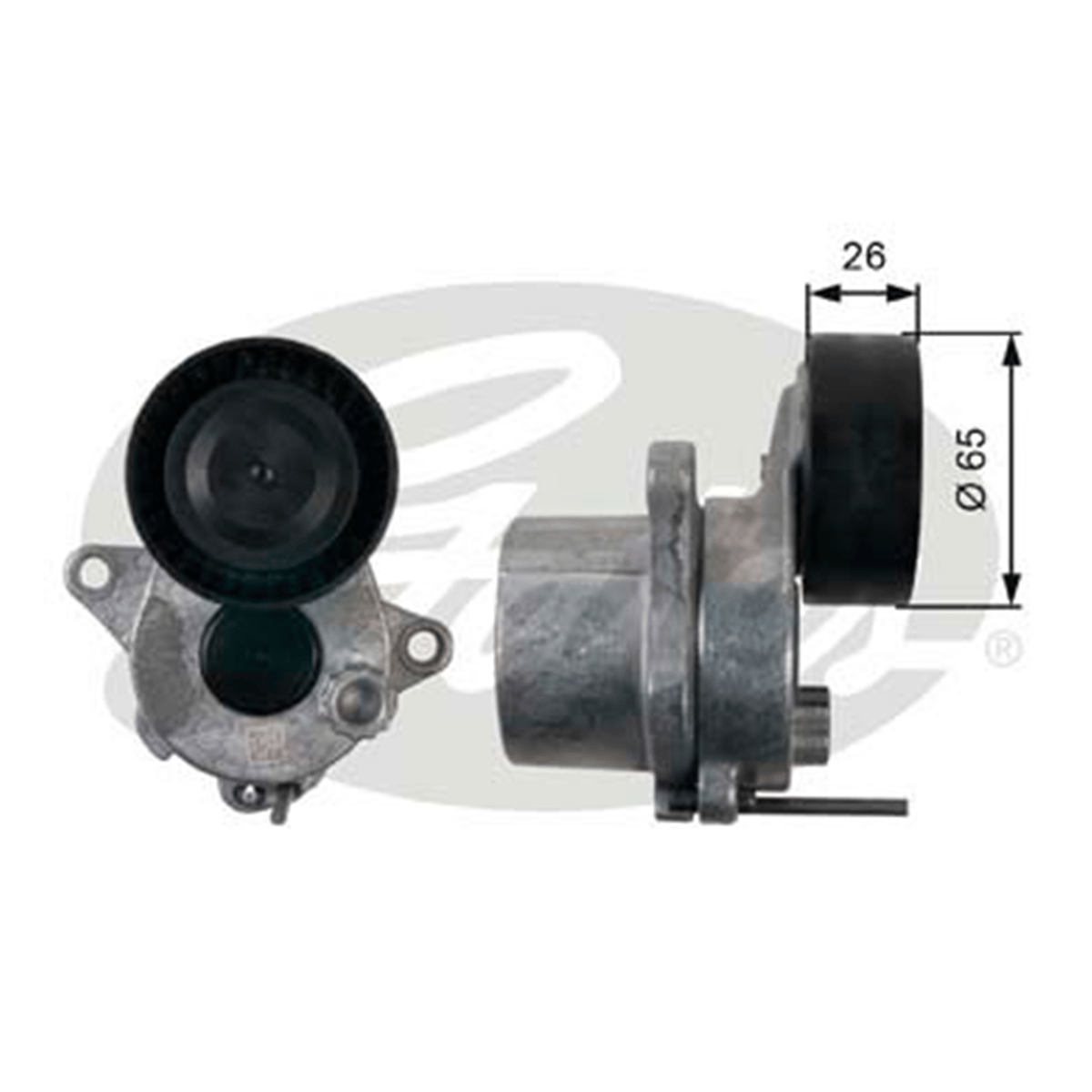 GATES T39165 - V Kayis Gergisi Komple - Fiat Jeep Compass-patriot-dodge Caliber-mercedes W204-207-212
