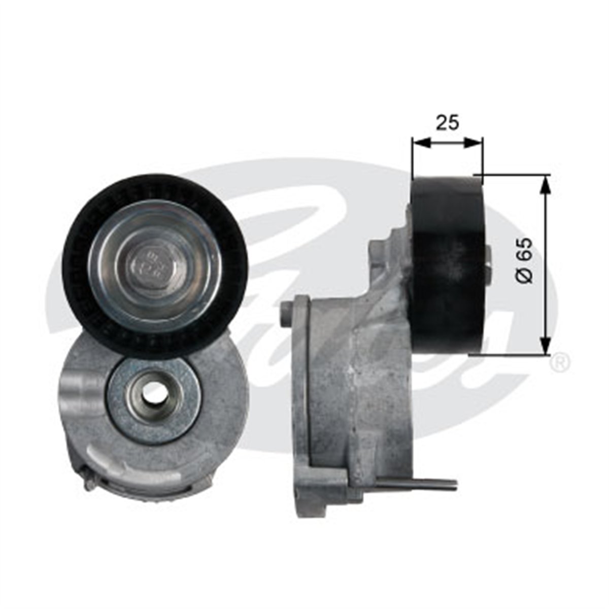 GATES T39186 - V Kayis Gergi Rulmani - Psa 407-c5-308-3008-508-5008-c3 Iii