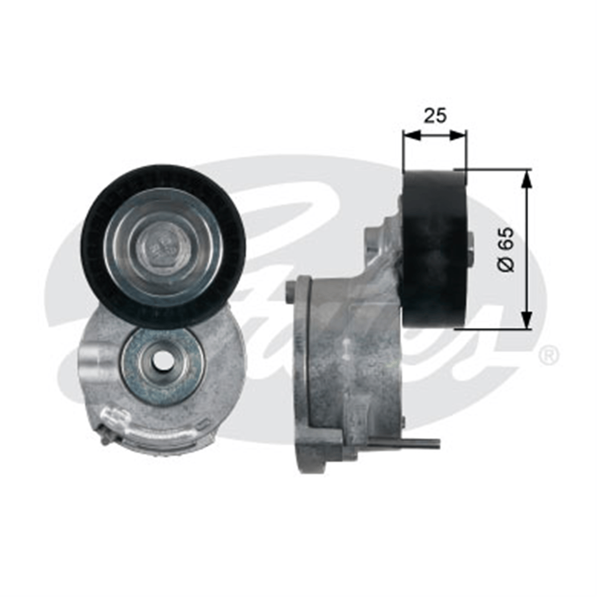 GATES T39188 - V Kayis Gergi Rulmani - Ford Kuga/407