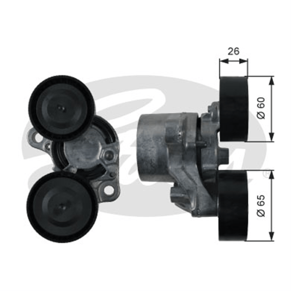 GATES T39198 - V Kayis Gergisi Komple - Bmw F20/21/22/90/91/92/93/f30/31/f10/11/12/01/02/x1/x3/x5 F15