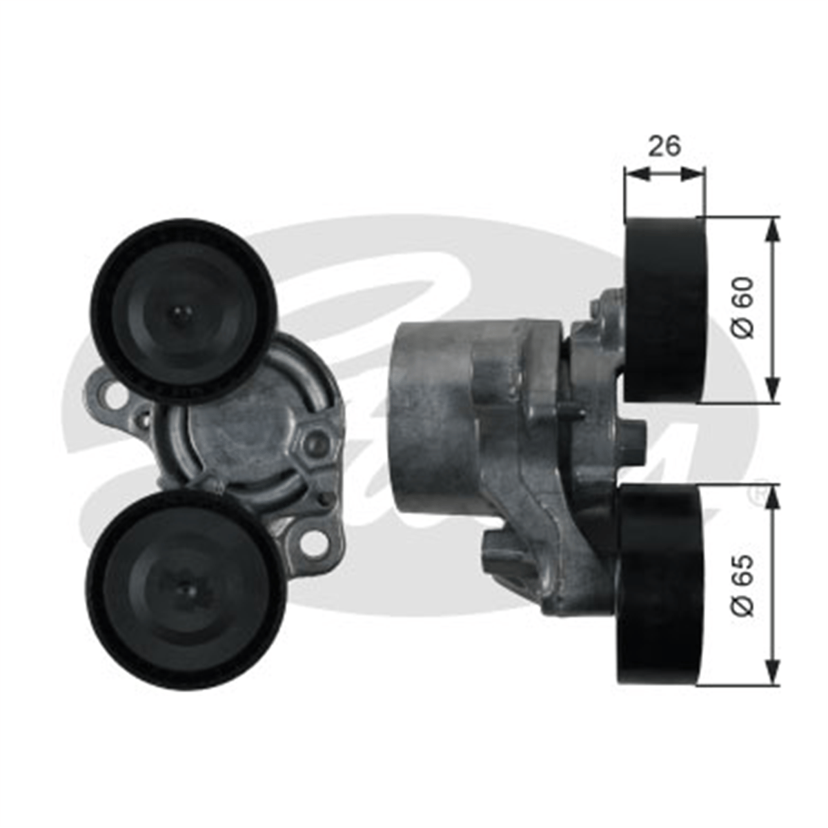 GATES T39199 - V Kayis Gergisi Komple - Bmw E90 Lci-e91 Lci-e92 Lci-e93 Lci-f06-f07-f11-f12-f13-7f01-f02-x1 E84-x5 E70 Lci-x5 F15-x6 E71-x6 F16