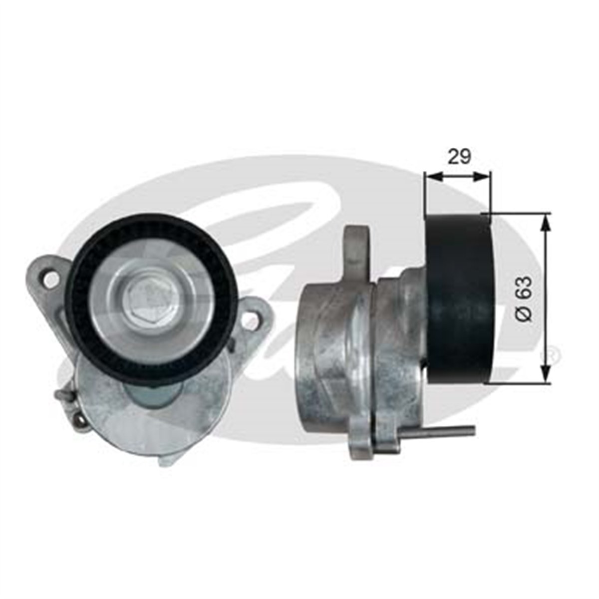 GATES T39292 - V Kayis Gergi Rulmani - Vw Golf7-a3-leon-caddy-tiguan