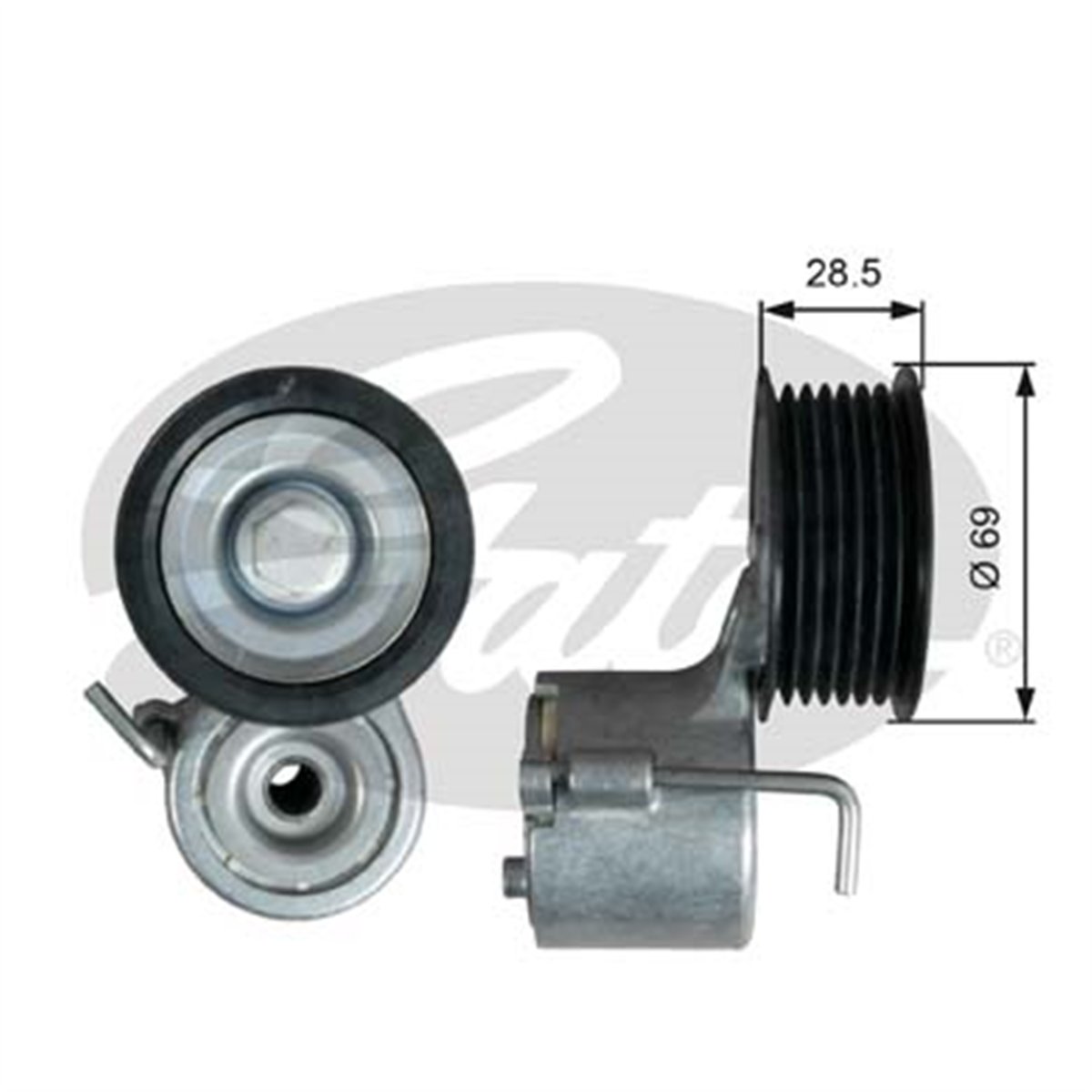 GATES T39332 - V Kayis Gergisi Komple - Vw Touareg