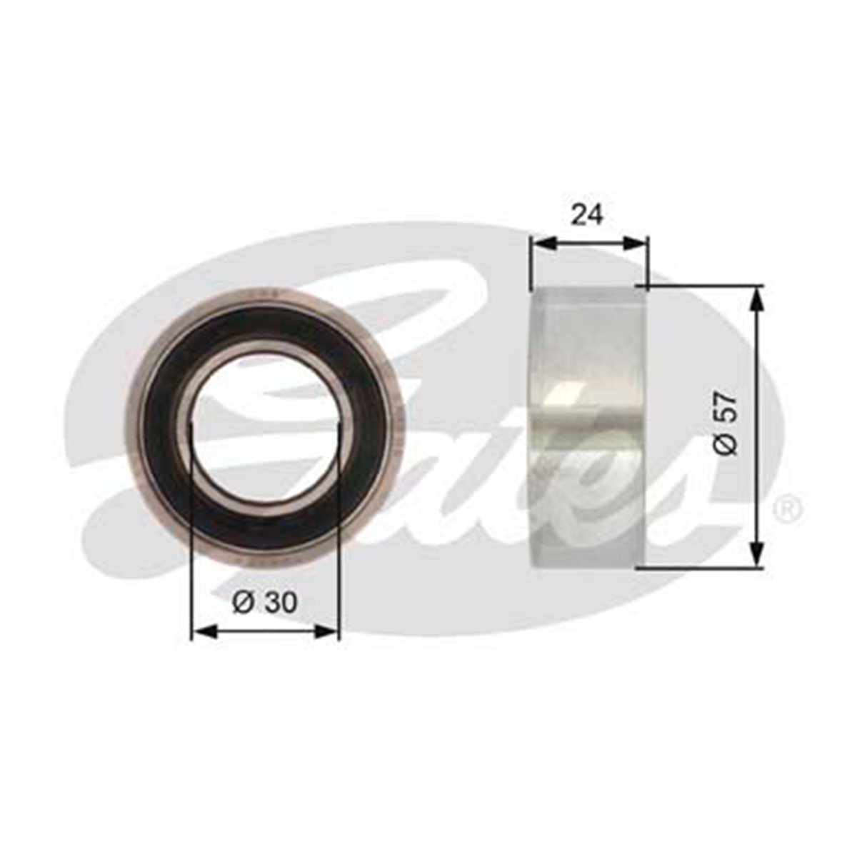 GATES T41121 - Triger Gergi Rulmani - Fiat Palio Tpsxu-slx