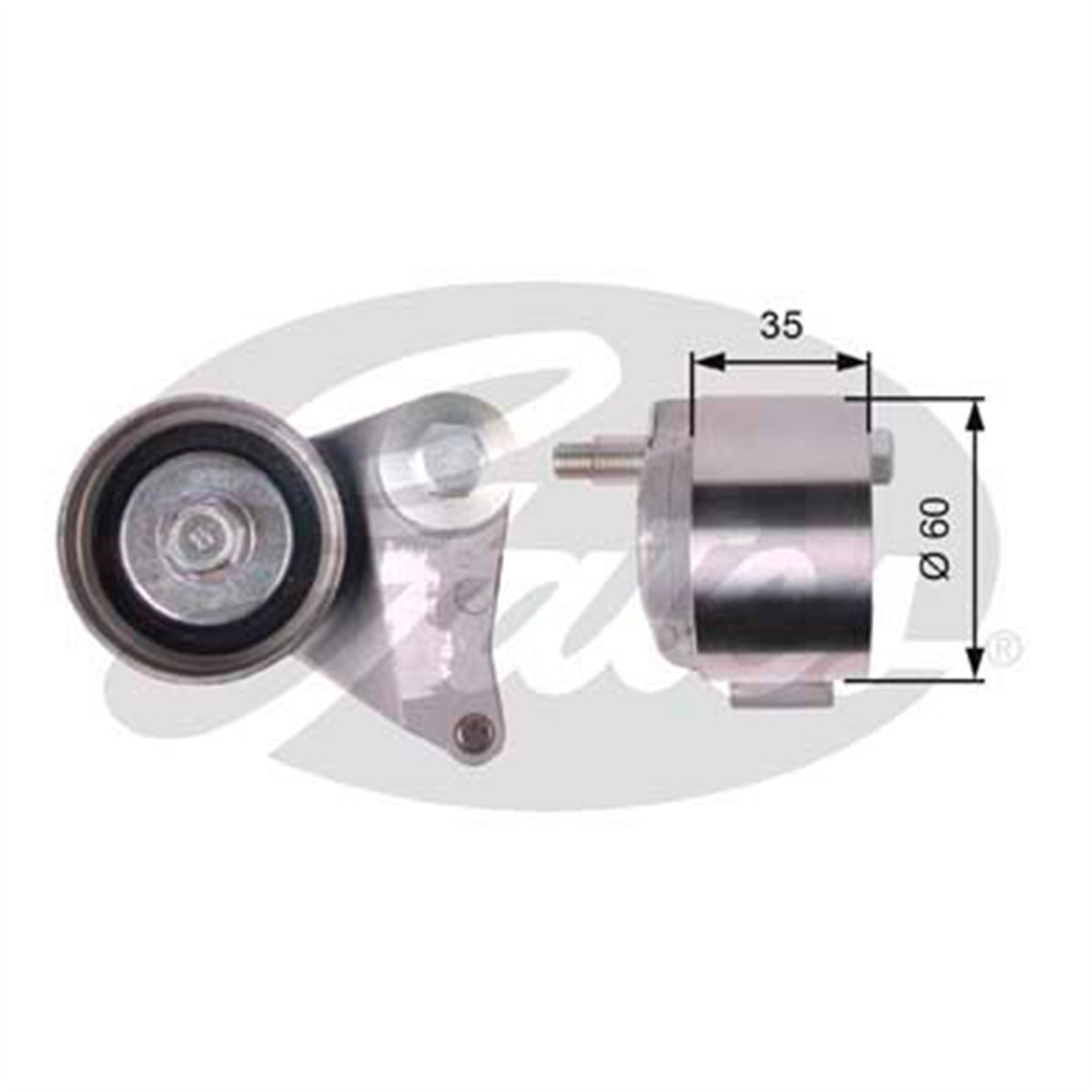 GATES T41309 - Eksantrik Gergi Rulmani - Kore Santafe/grandeur/magentis/carnival