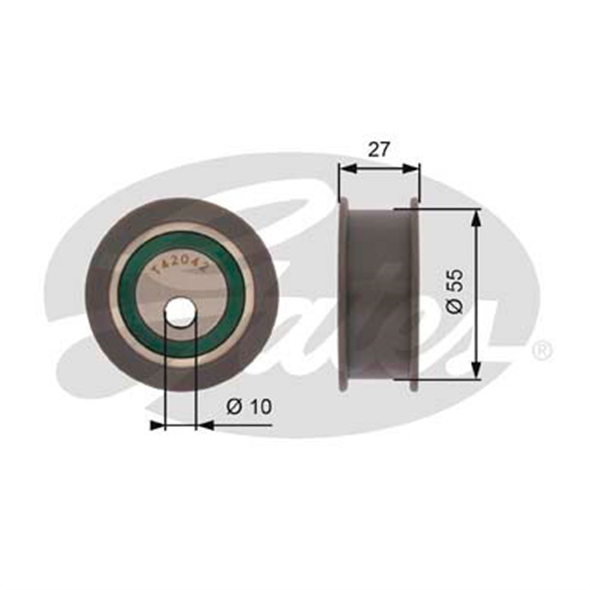GATES T42042A - Triger Gergi Rulmani - Fiat Lada Samara
