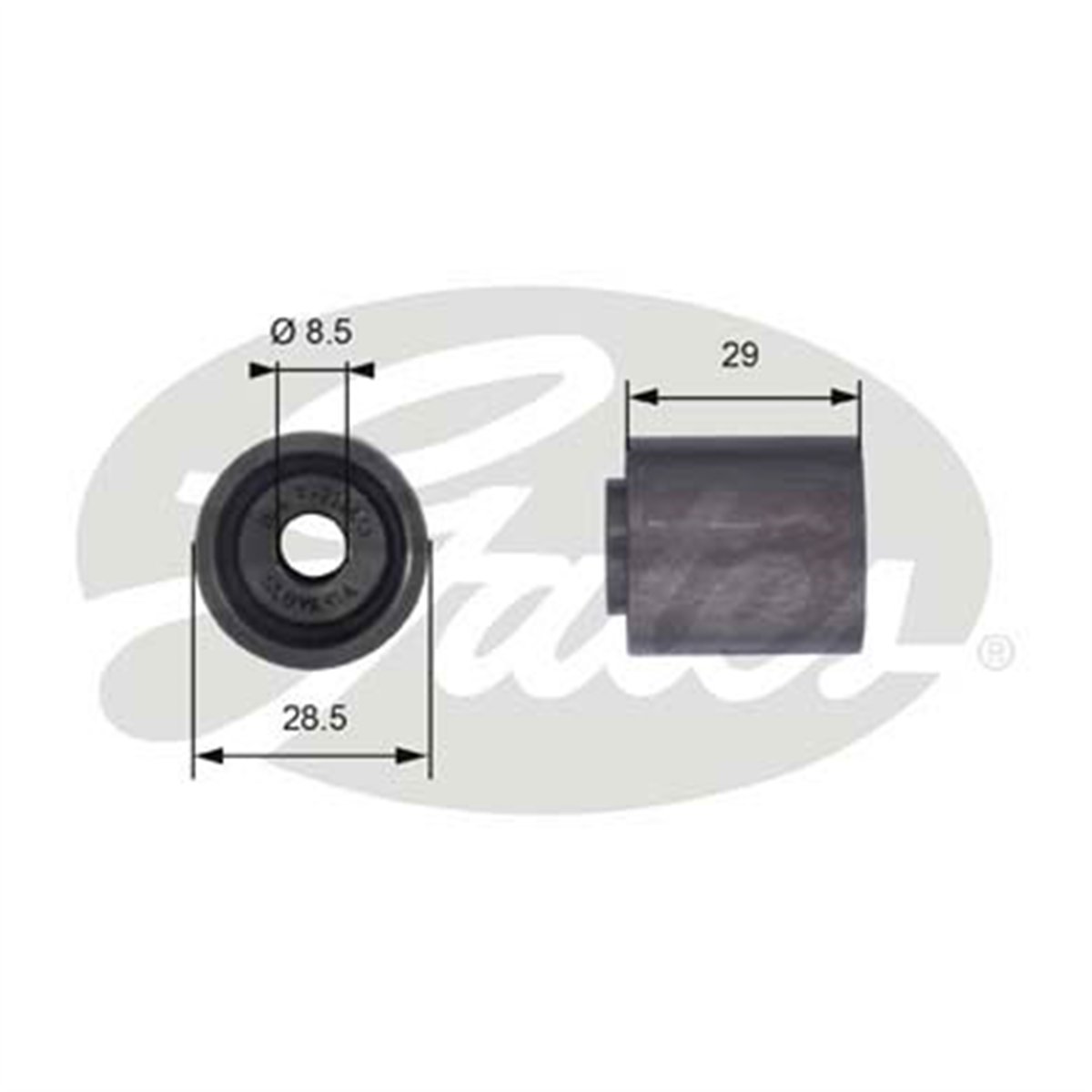 GATES T42045 - Eksantrik Gergi Rulmani - Vw Passat-a4