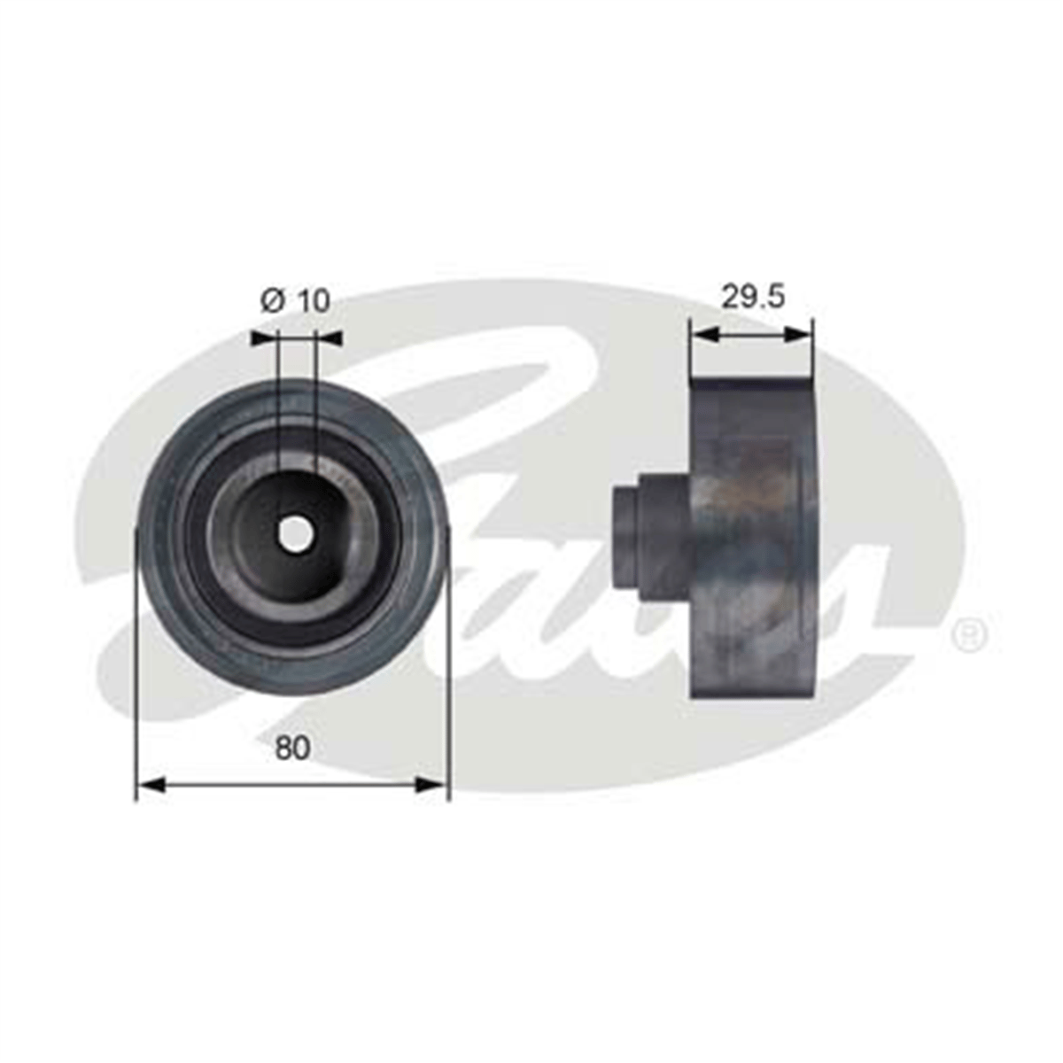 GATES T42050 - Eksantrik Gergi Rulmani - Vw Golf4-bora-a3-crafter