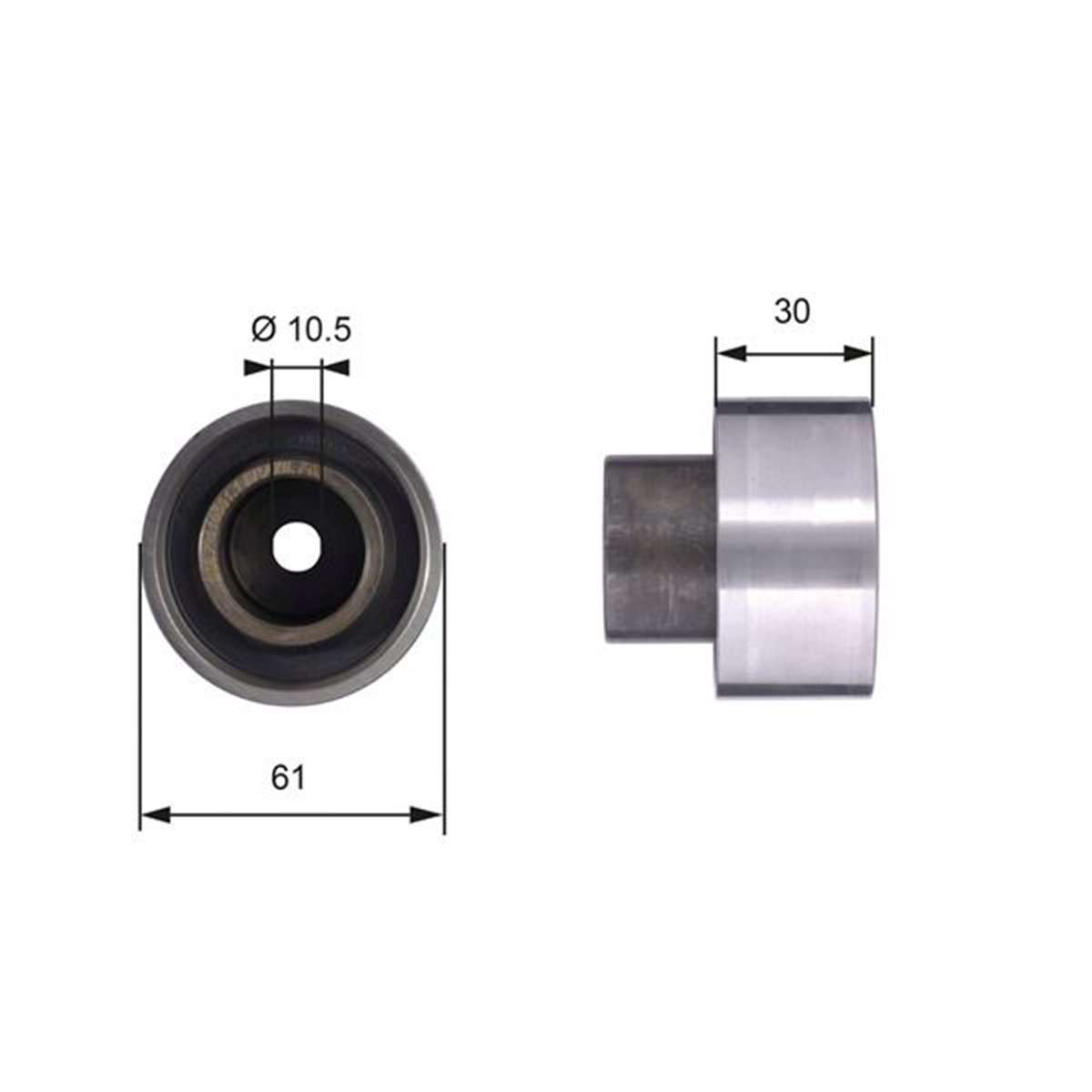 GATES T42053 - Triger Gergi Rulmani - Fiat Alio Punto Fiorino