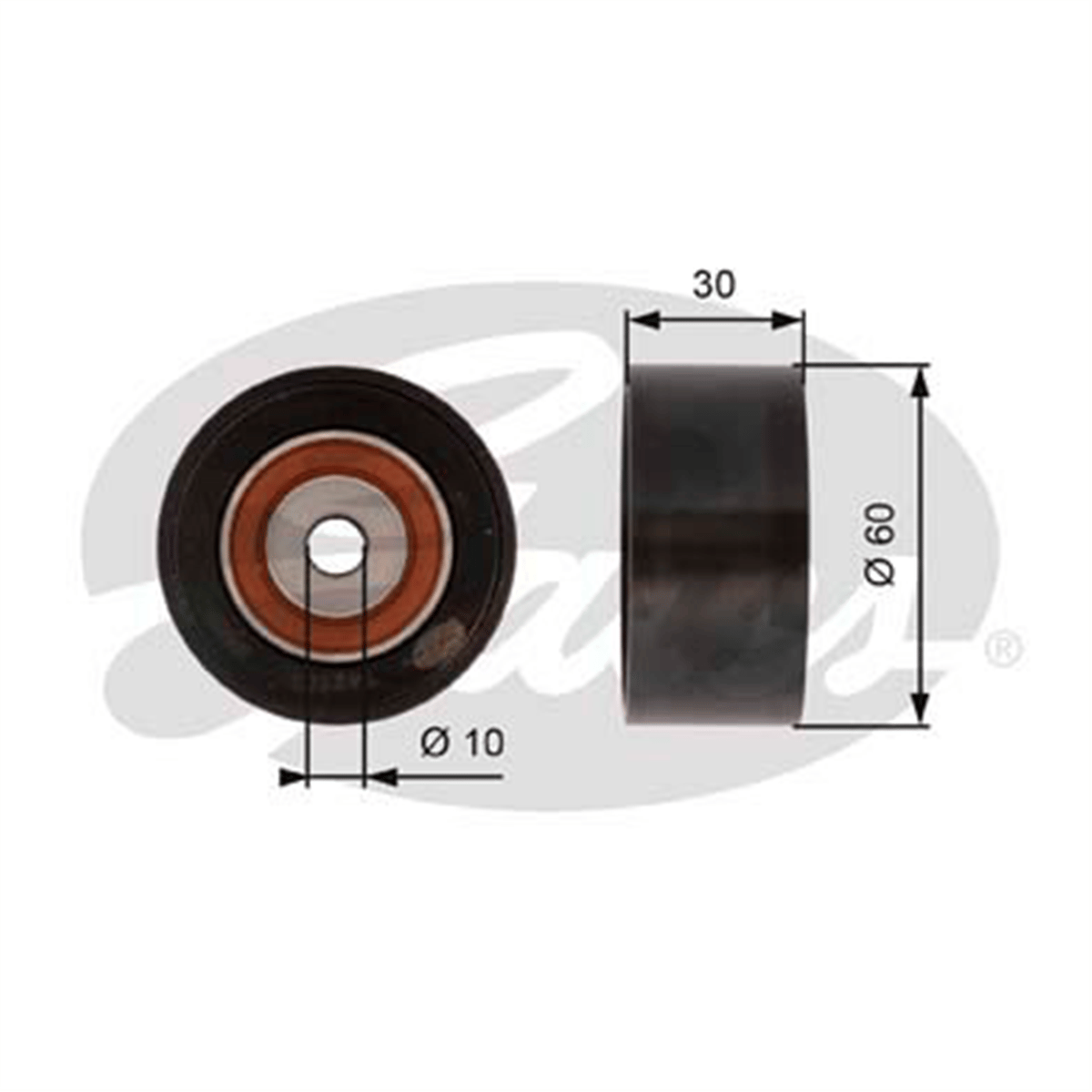 GATES T42162 - Triger Gergi Rulmani - Psa 206/307/fiesta