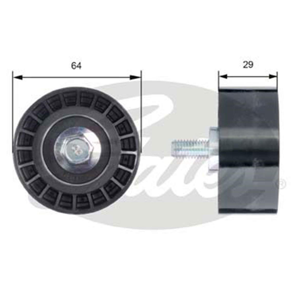 GATES T42170 - Eksantrik Gergi Rulmani - Opel Aveo T250 Cruze