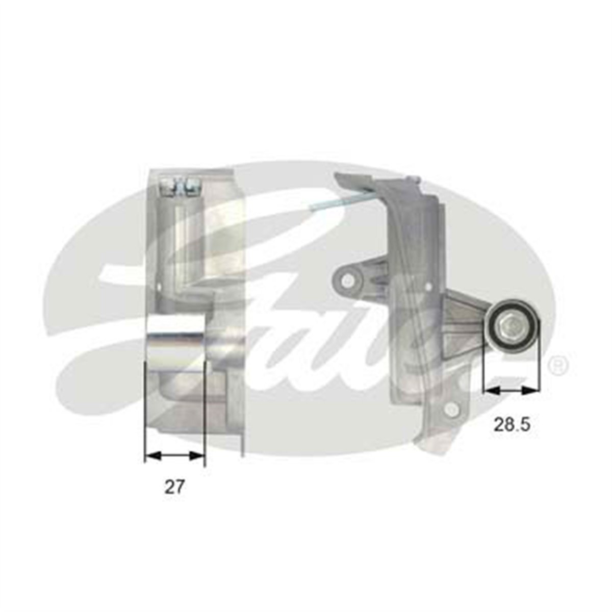 GATES T43028 - Eksantrik Gergi Rulmani - Vw Passat-a4-a6