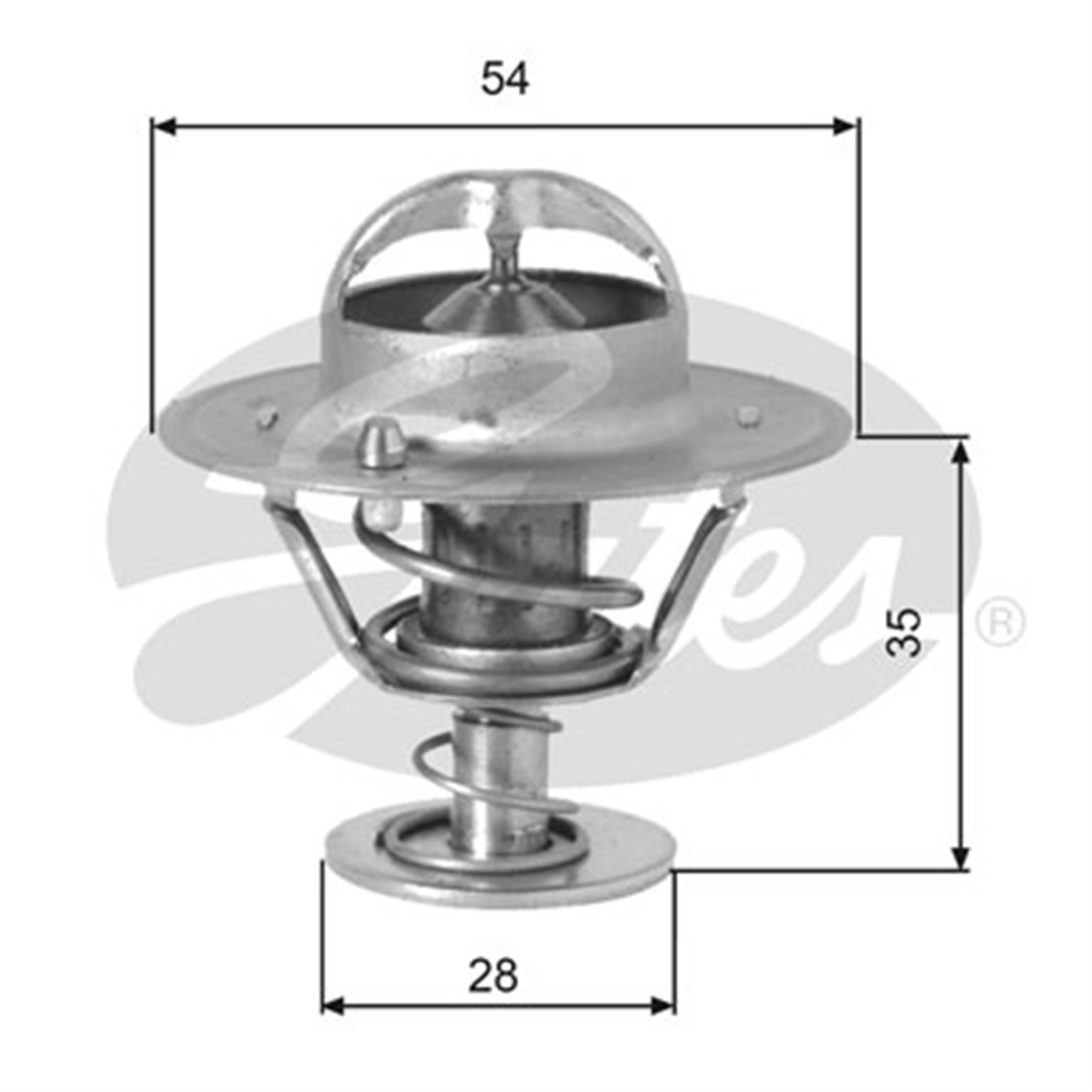 GATES TH00782G1 - Termostat - Ford Transit M12