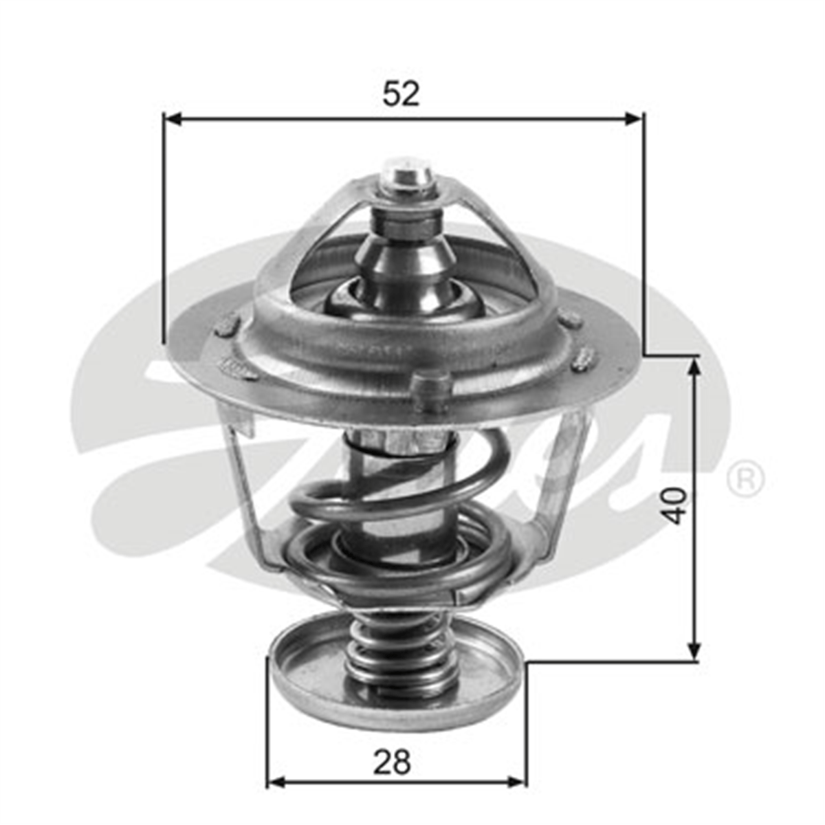 GATES TH24782G1 - Termostat - Ford Ranger
