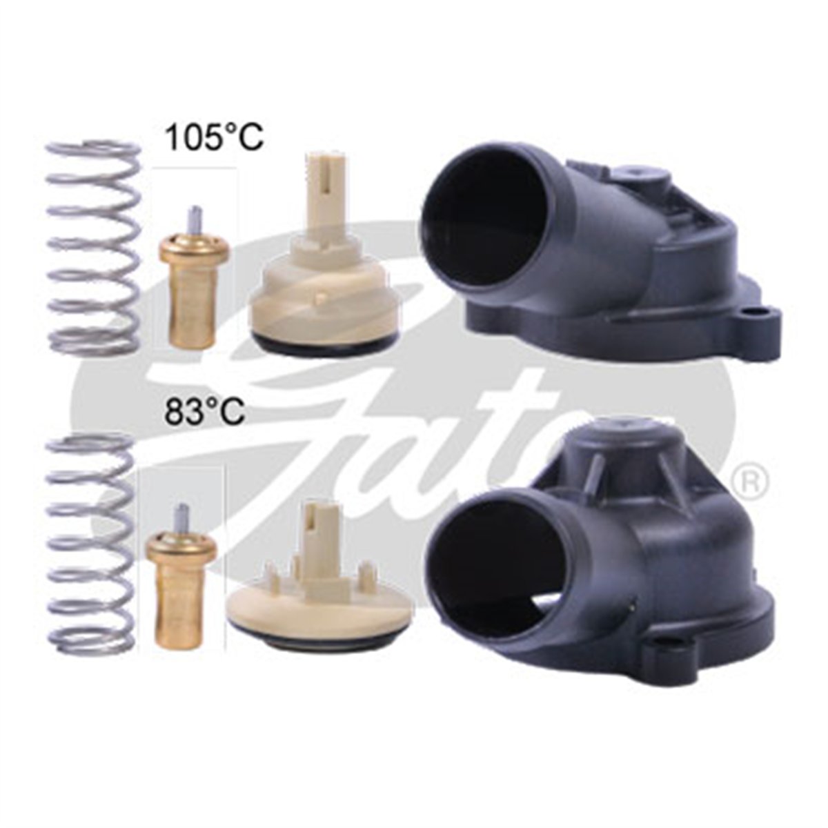 GATES TH703K1 - Termostat - Vw Golf5-jetta-touran