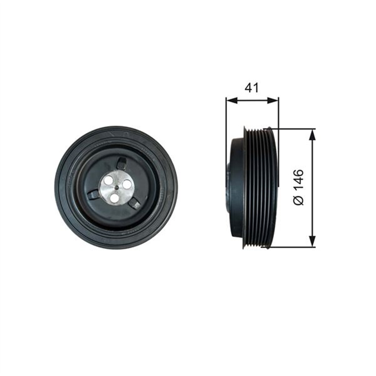 GATES TVD1134 - Krank Kasnagi - Ford Transit V-347/v-363
