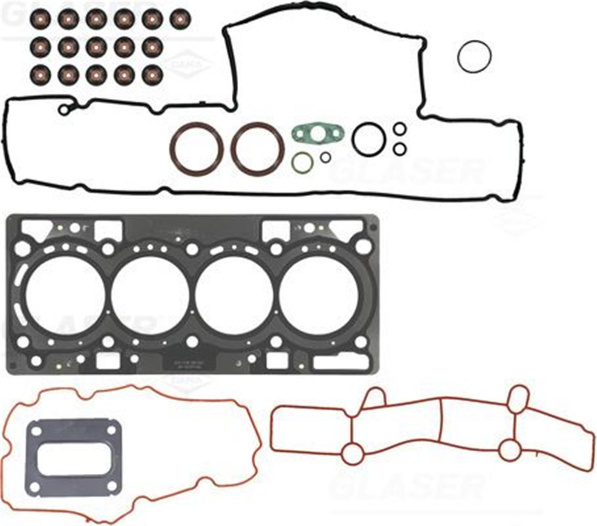 GLASER D90306-00 - Takim Conta Üst - Ford Focus