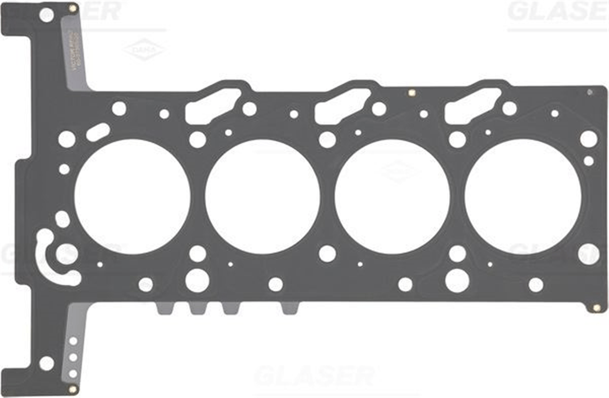 GLASER H40597-20 - Silindir Kapak Contasi - Ford Transit V-347 Boxer Iii Jumper Iii