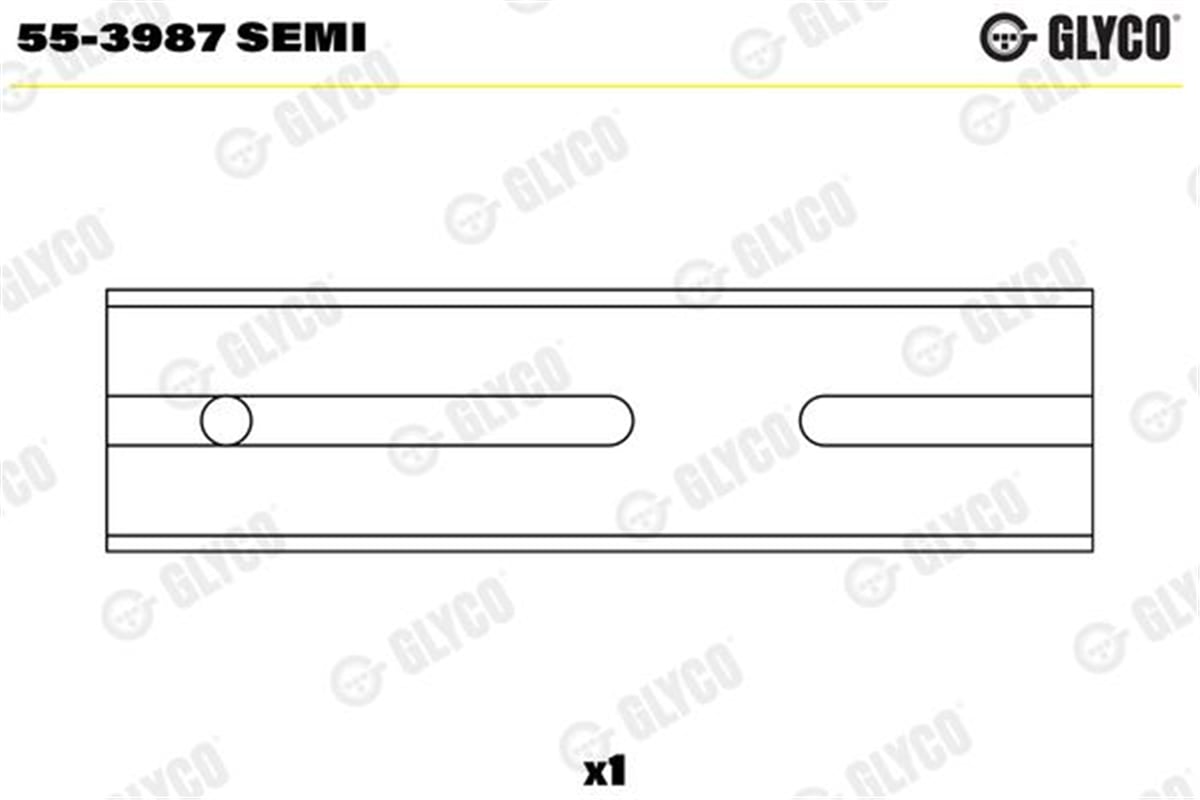 GLYCO SEMI - Piston Kol Burcu - Ford Fiesta/fusion