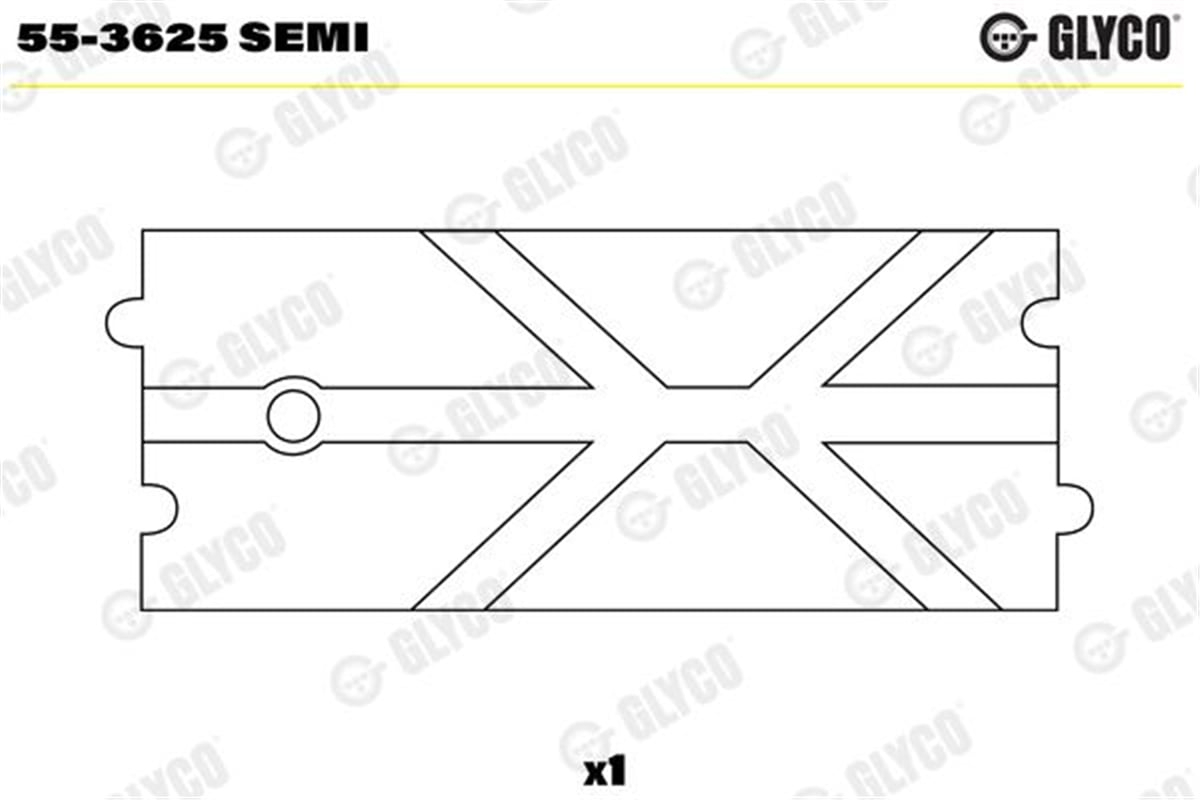GLYCO SEMI - Piston Kol Burcu - Mercedes Sprt.208,308,408.d - Vito.108.d - 207,209,307,310,407,410,508.d