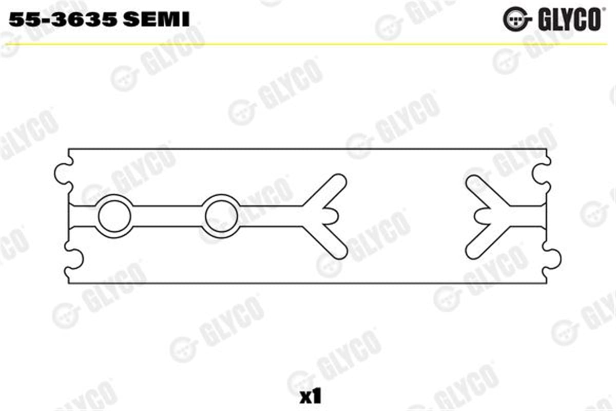 GLYCO SEMI - Piston Kol Burcu - Mercedes W124-201
