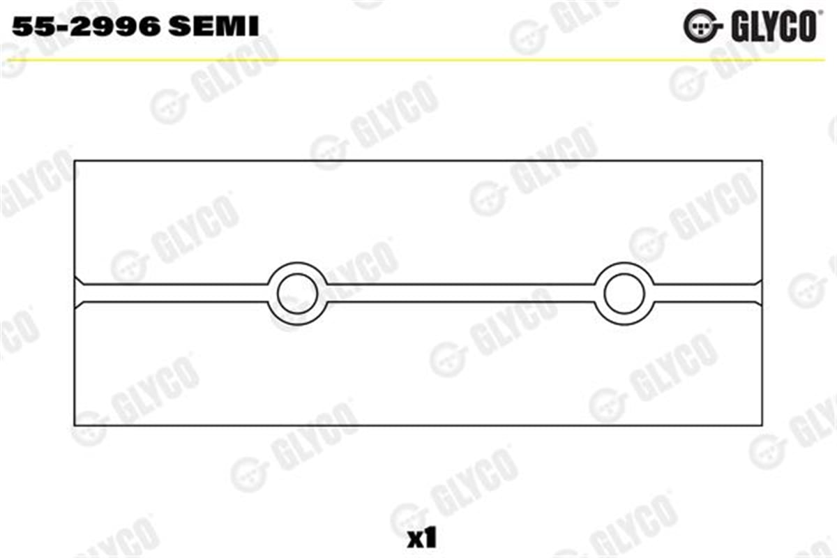 GLYCO SEMI - Piston Kol Burcu - Mercedes W116-123-126