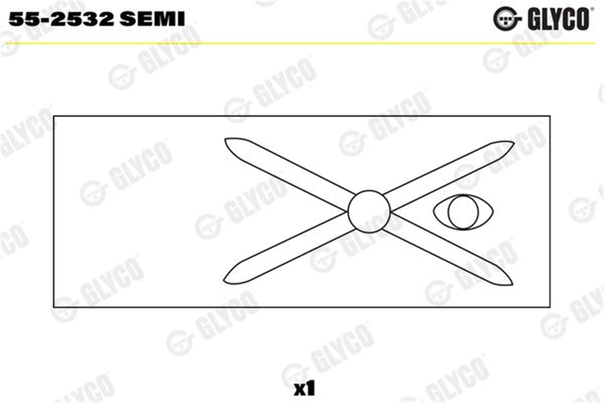GLYCO SEMI - Piston Kol Burcu - Mercedes W115-123