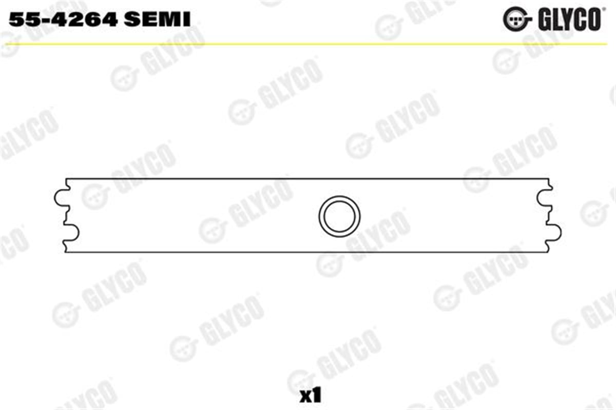 GLYCO SEMI - Piston Kol Burcu - Renault Megan/laguna