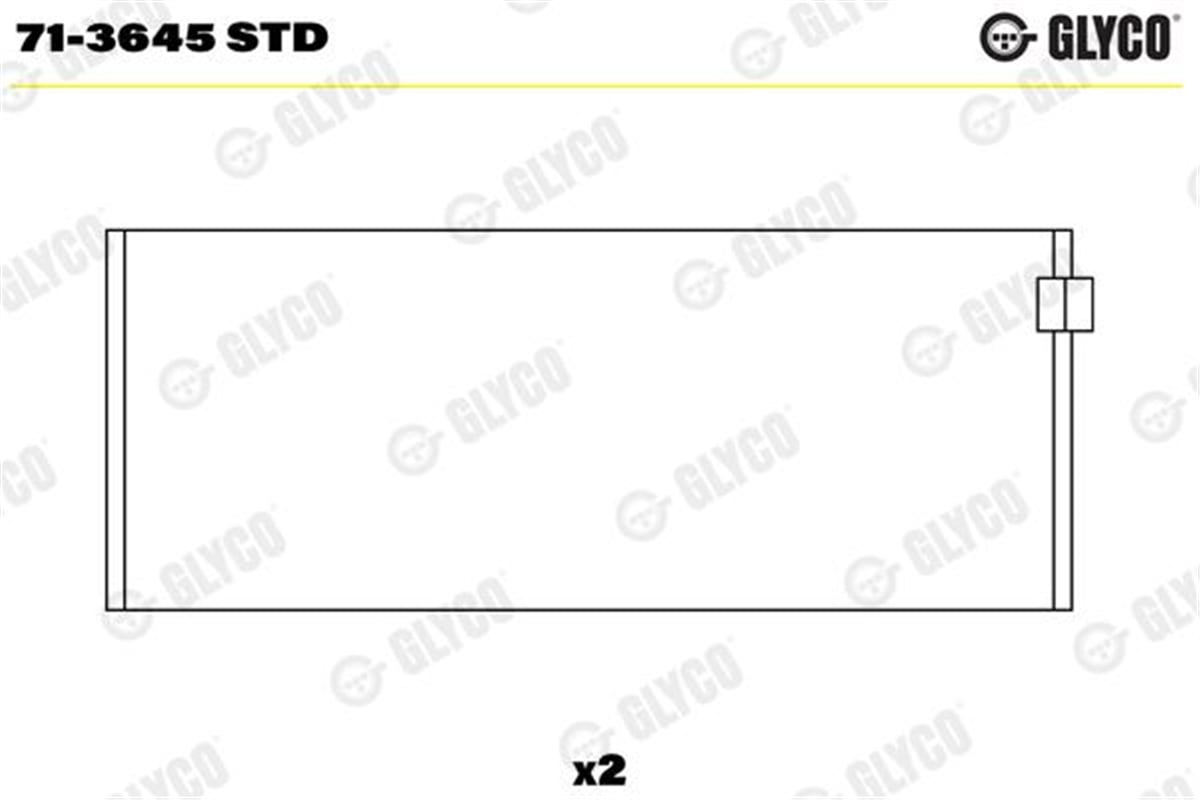 GLYCO STD - Kol Yatak - Mercedes Sprt.312.d