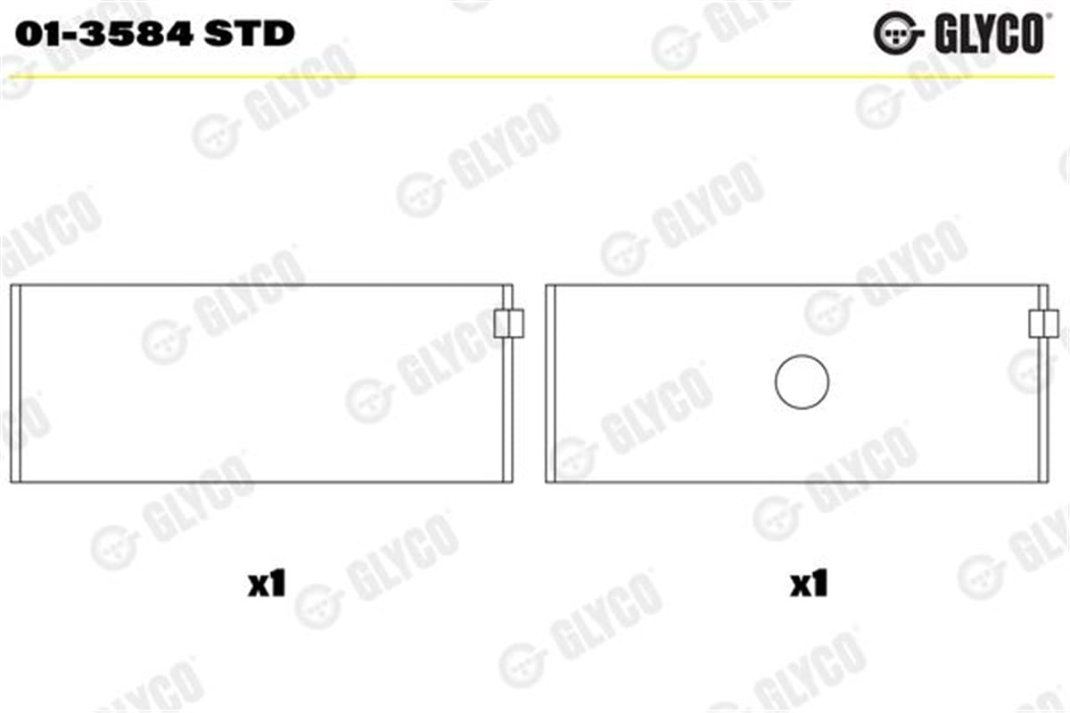 GLYCO STD - Kol Yatak - Mercedes W124-201