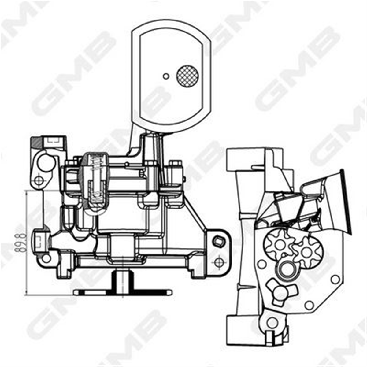 GMB GOAS-58A - Yag Pompasi - Ford Focus/mondeo/kuga307/407/expert