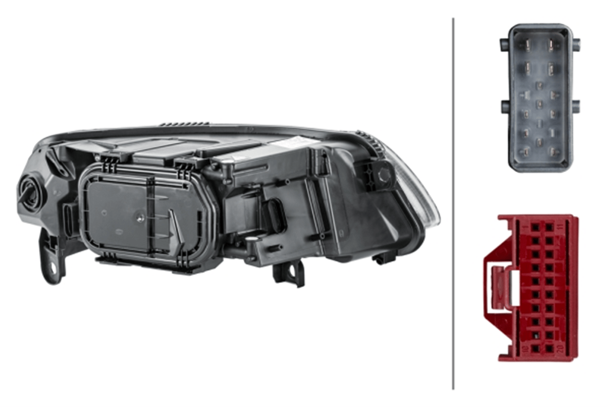HELLA 151-421 - Far Sag - Vw A6